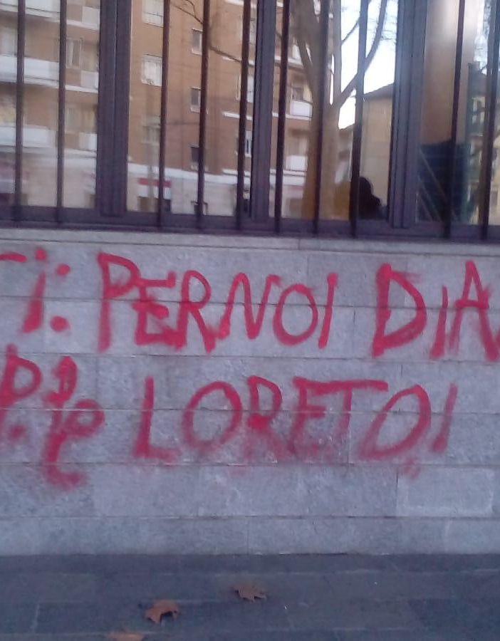 &quot;Sciretti: per noi Diaz? Per te piazzale Loreto!&quot;, firmato FⒶI