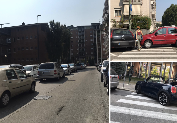 Scuola Car Free? Inferno d'auto fuori dall'elementare Toscanini, viabilità in tilt [FOTO e VIDEO]