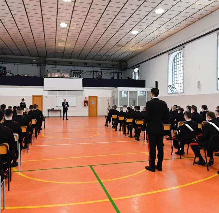 Carabinieri, Cirio incontra gli allievi della Scuola di Torino