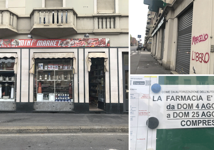 Le due facce di corso Giulio Cesare: ad agosto negozi italiani chiusi, aperti quelli etnici [FOTO]
