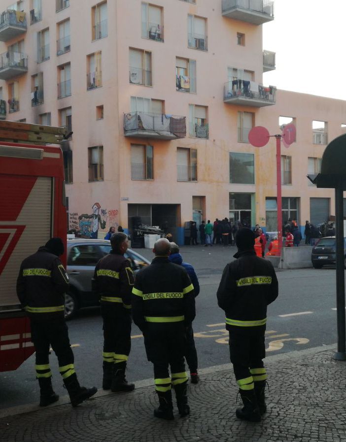 Lo sgombero dello scorso 21 novembre 2017