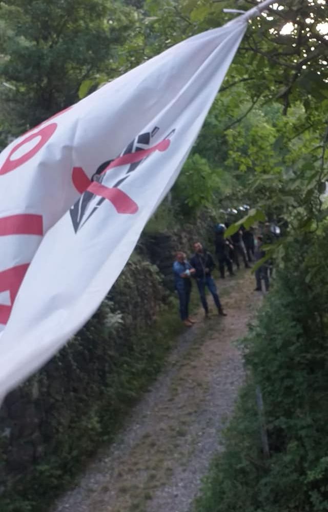 val clarea con bandiera no tav