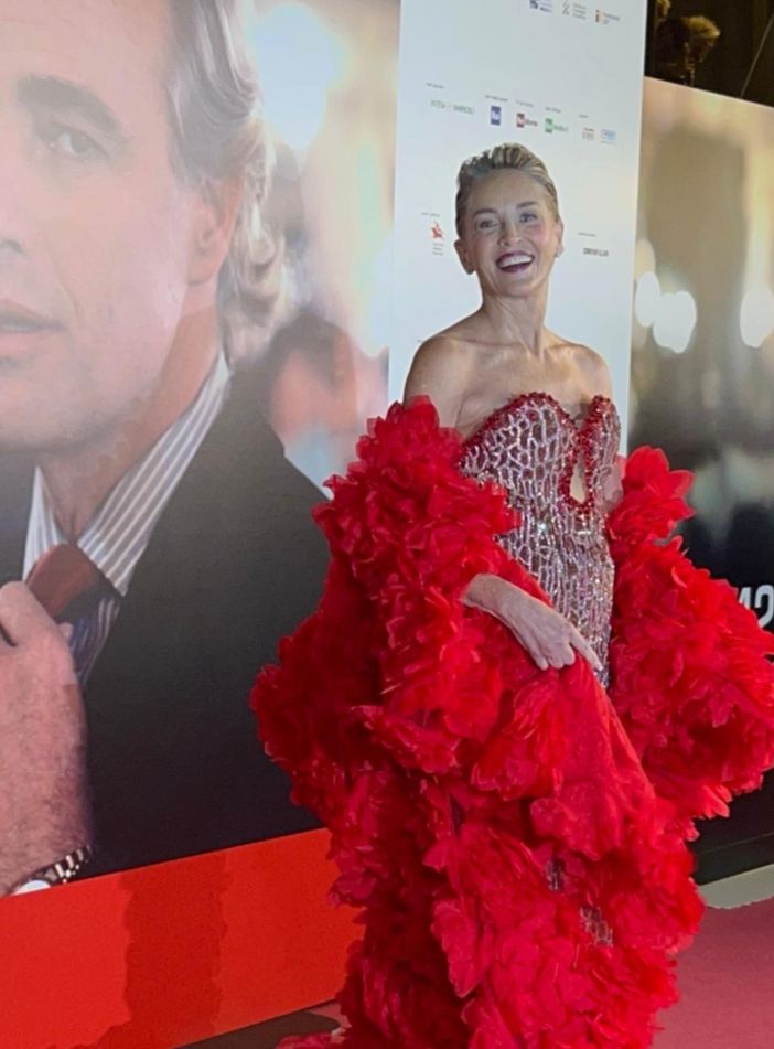 Sharon Stone l'artista oltre l'attrice: &quot;Torino? Mi piace tantissimo, l'anno prossimo porterò qui la mia mostra&quot;