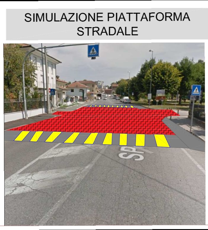 Il centro abitato di Andezeno più sicuro con la piattaforma rialzata
