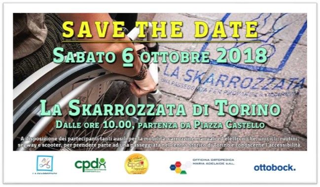 La Consulta per le Persona in Difficoltà organizza la Skarrozzata di Torino