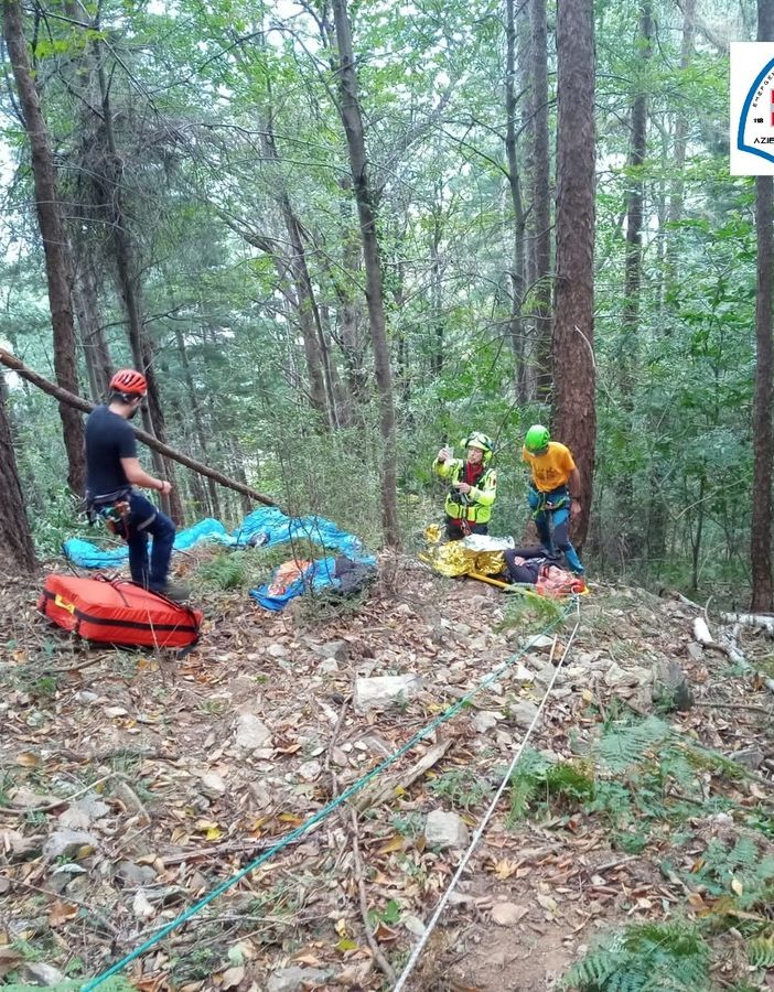 L'intervento sul Monte Cavallaria
