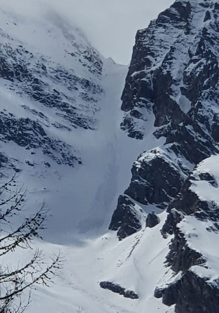 Valanga a Ceresole Reale