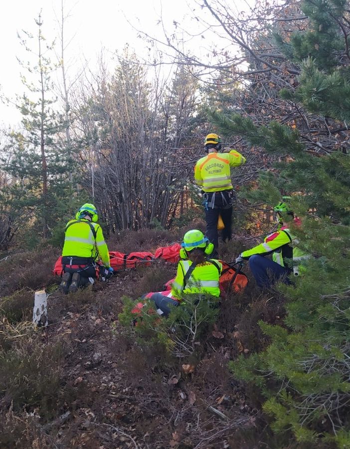 soccorso alpino - foto d'archivio