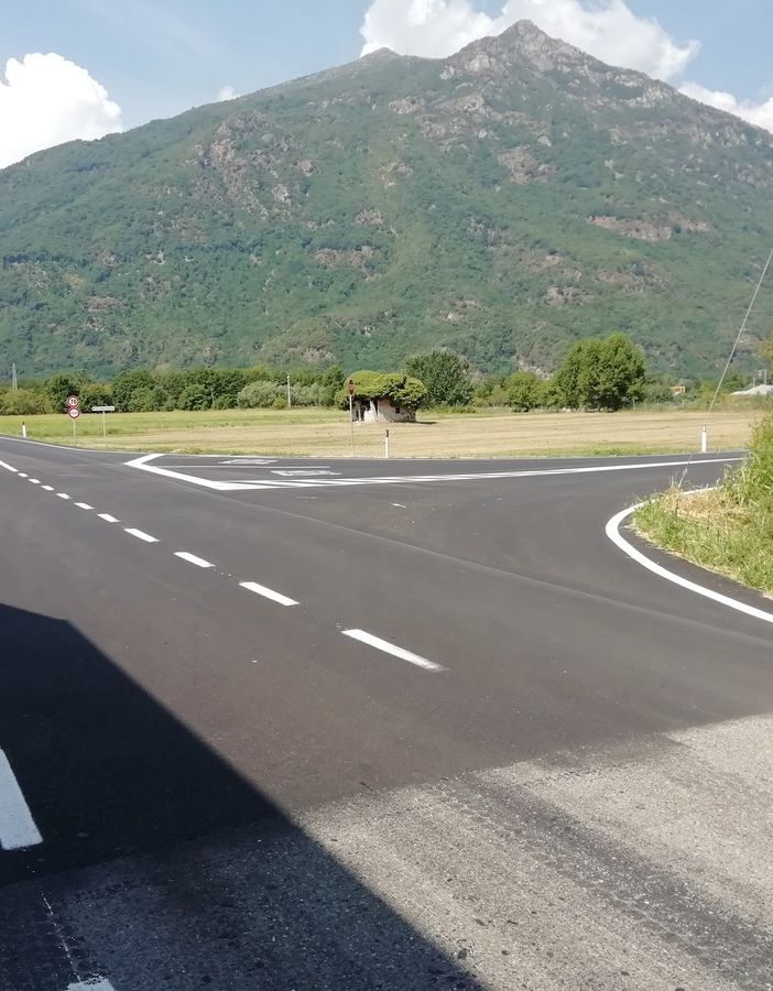 immagine di repertorio della strada per Quincinetto