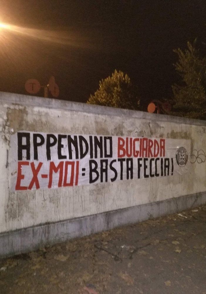 Ex Moi: striscione di CasaPound nella notte e attacco ad Appendino