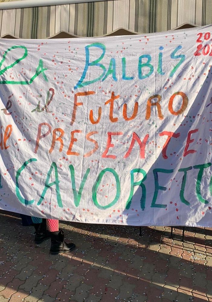 striscione scuola balbis