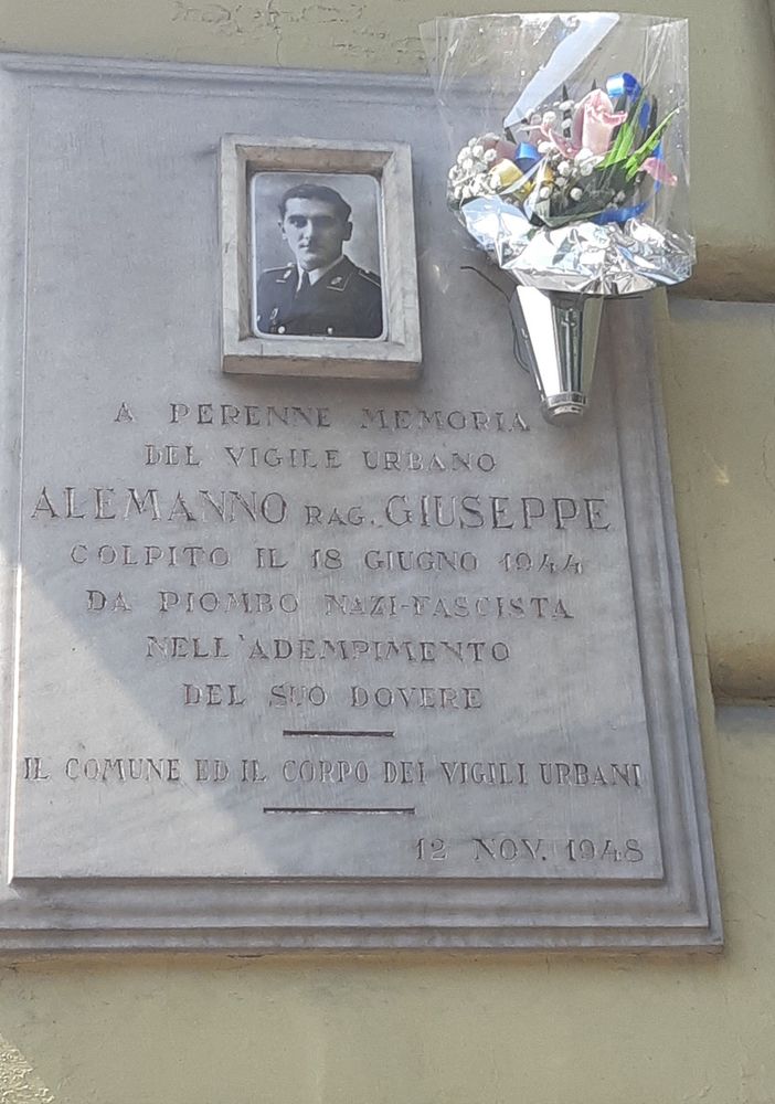 Ricordata a Torino la figura del vigile urbano Giuseppe Alemanno