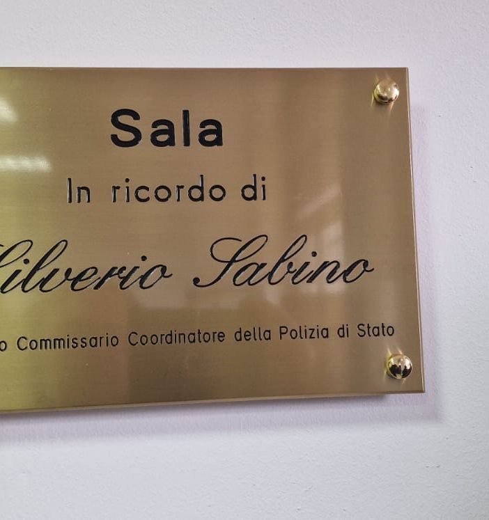 Torino, aula didattica della Polfer intitolata a Silverio Sabino, vittima del Covid