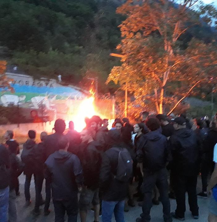 Foto tratta dalla pagina facebook &quot;No Tav&quot;