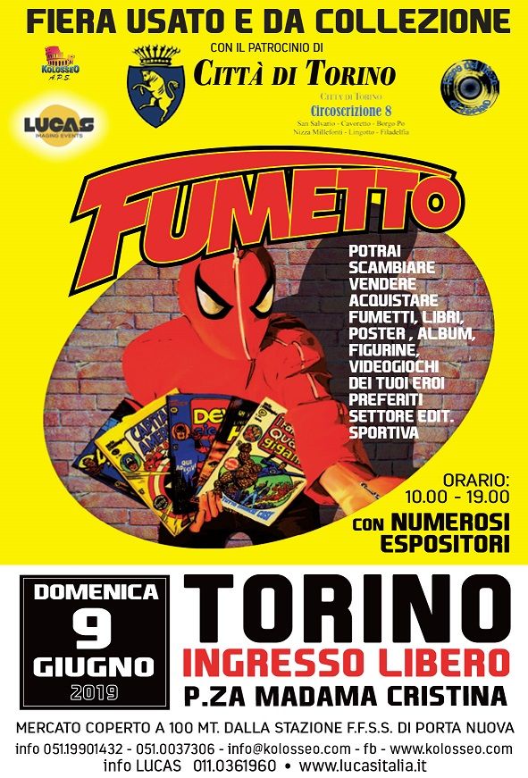 Domenica 9 giugno la &quot;Fiera del fumetto&quot;