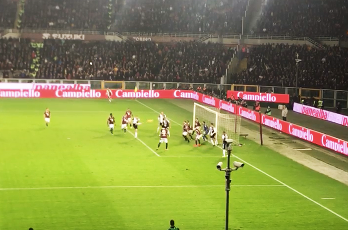 immagine d'archivio di toro-juve