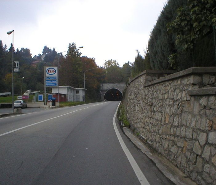 tunnel del traforo del Pino