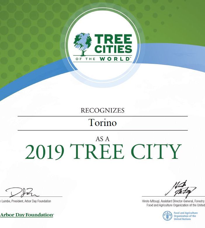 Torino inclusa tra le &quot;Tree Cities of the World&quot;