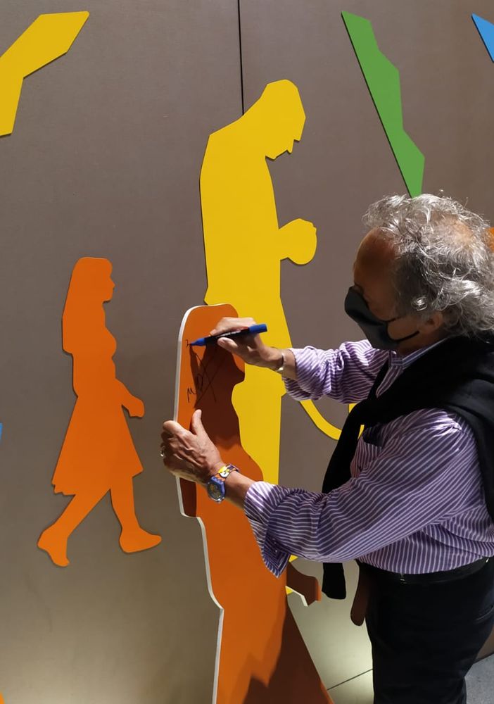 Ugo Nespolo mette la sua firma anche sulla stazione della metro di Porta Nuova [FOTO e VIDEO]