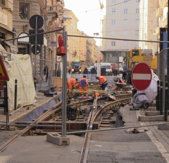 I lavori in via XX Settembre