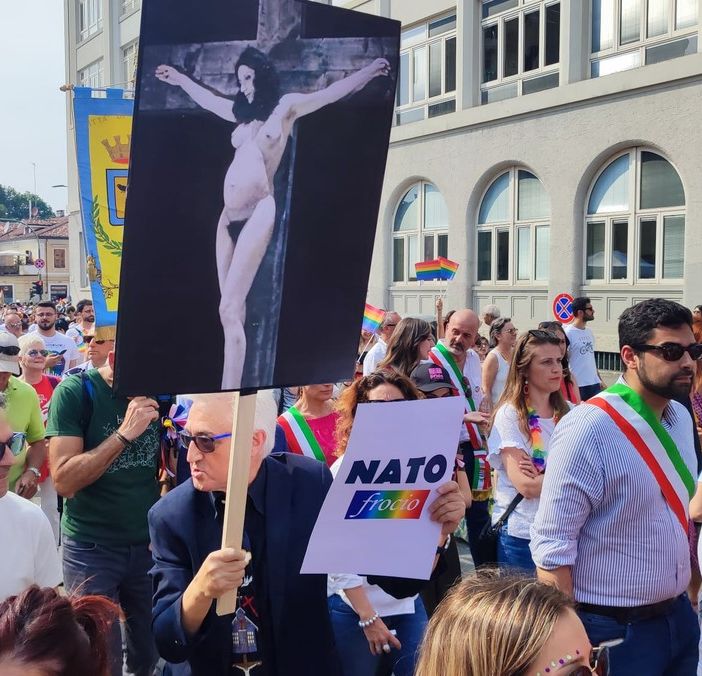 Silvio Viale al corteo del Pride