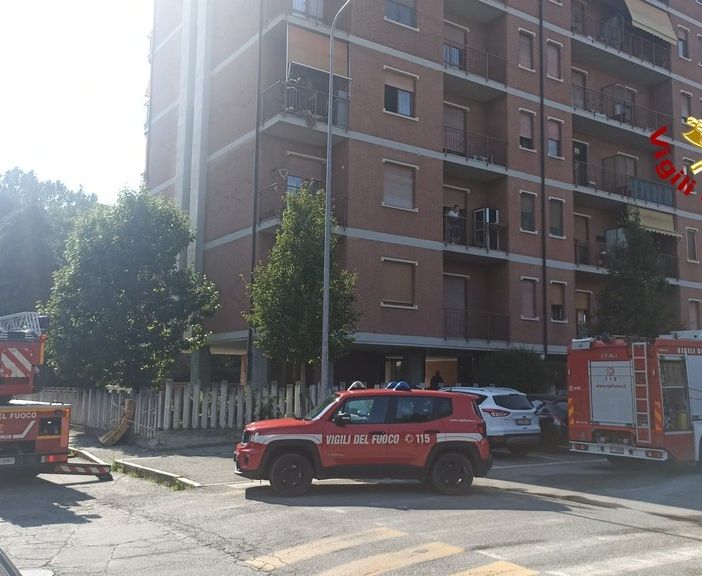 Vigili del fuoco in azione