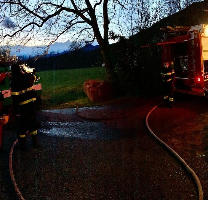 vigili del fuoco al musinè