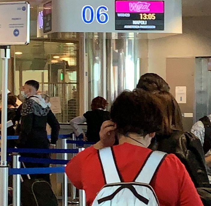 attesa volo caselle