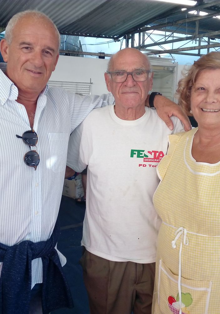 &quot;Da tempo dico che è l'ultimo e invece a 83 anni sono ancora qui alla Festa dell'Unità di Torino&quot;
