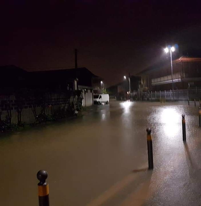 Strade chiuse causa maltempo a Volvera e None