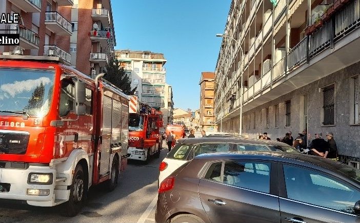 Nichelino, attimi di paura per un incendio in un appartamento di via Pinerolo