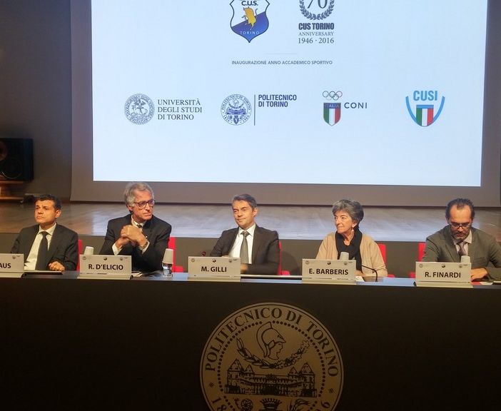 CUS Torino, presentato l'Anno Accademico Sportivo