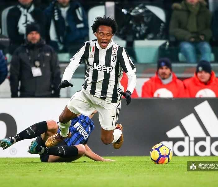 Juan Cuadrado, per lui possibile un impiego dal primo minuto contro il Benevento