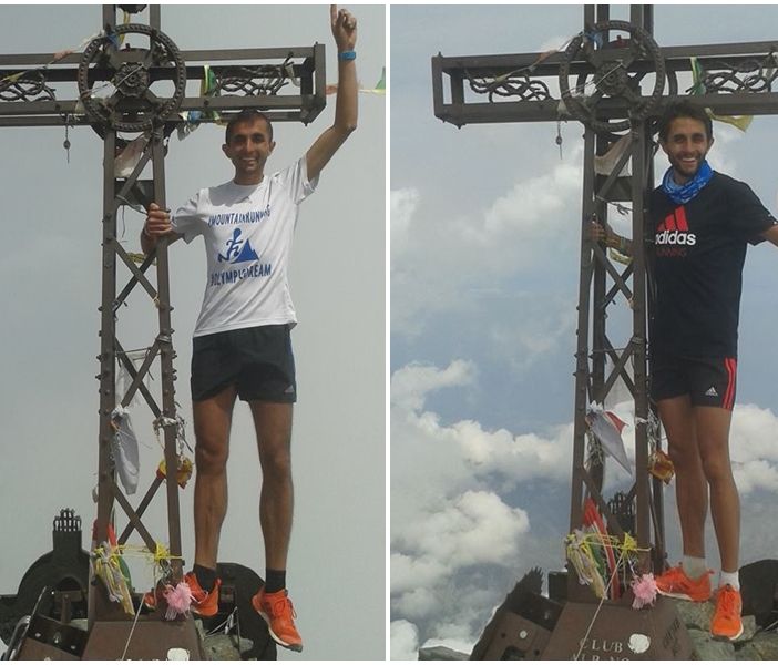 I Gemelli Dematteis in vetta al Monviso, per allenamento
