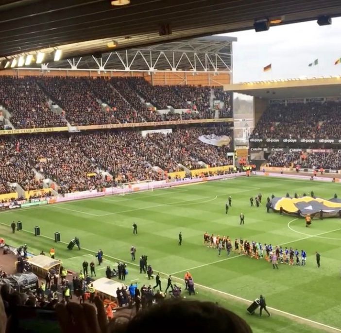 Il Molineux Stadium, casa del Wolverhampton