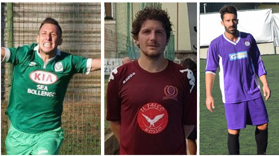 D'Agostino (Bollengo), Cravetto (Vanchiglia), Perrone (Carmagnola)