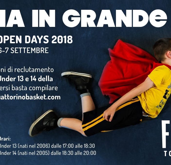Dal 29 agosto un nuovo inizio con gli Open Days della Fiat Torino