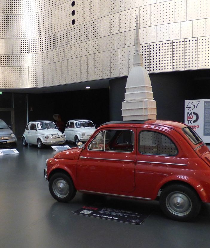 La storia dell'iconica Fiat 500 im mostra al Mauto sino a lunedì 29 giugno