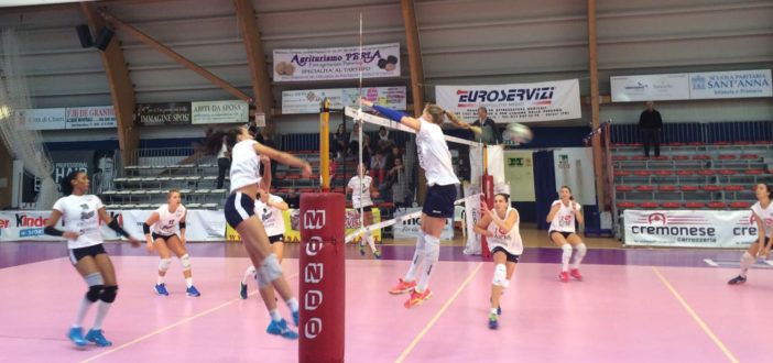 L’allenamento congiunto fra Reale Mutua Fenera Chieri ’76 e Lpm Bam Mondovì finisce 3-2