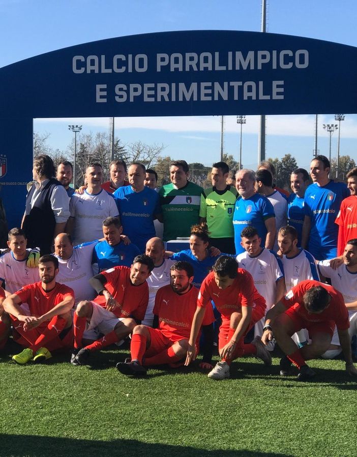 “Insuperabili” ospite d’onore della FIGC alla presentazione del nuovo campionato di Serie A di calcio paralimpico e sperimentale