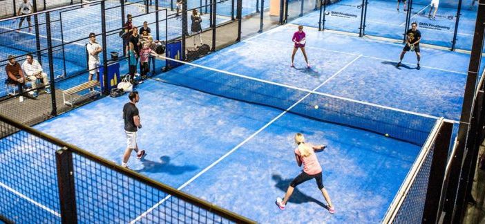 Un incontro di padel in un'immagine di repertorio