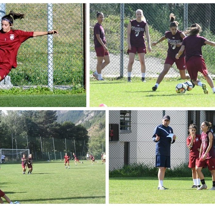 Bardonecchia, il Torino Calcio femminile ha concluso il ritiro precampionato