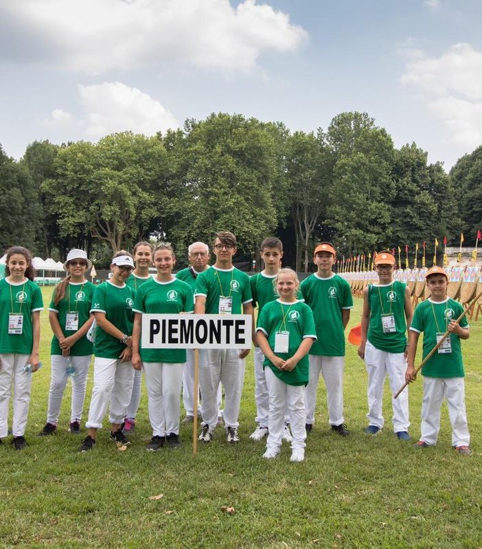La rappresentativa piemontese (Foto Filippo Corsini/FITARCO)