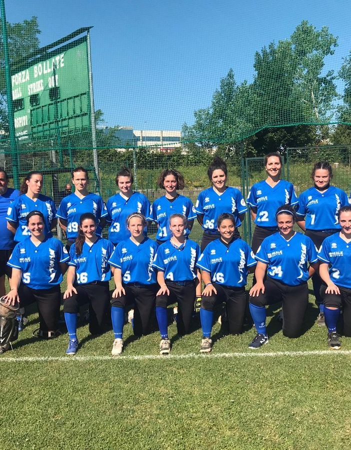 Oggi, sabato 11 luglio, inizia il campionato nazionale serie A2 di softball