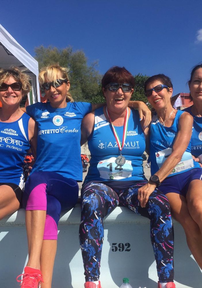 Risultato storico delle donne dell’AZIMUT Atletica Canavesana nella finale nazionale a 24 squadre del CDS S35+