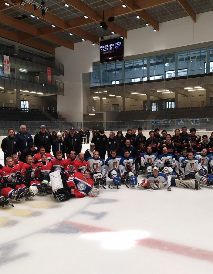 Trionfo dell'Italia al 9° Torneo Internazionale di Para-Ice Hockey di Torino (Foto)
