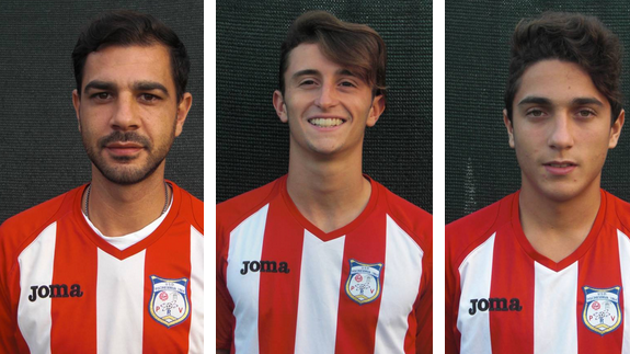 Aloisi, superbomber del calcio piemontese, assieme ai '98 Candela e Agosta della Piscinese Riva
