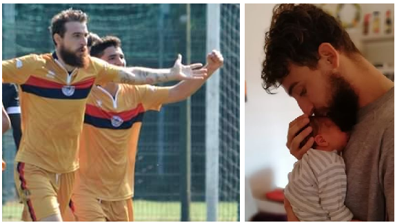 Daniele Trapani e il piccolo Mario
