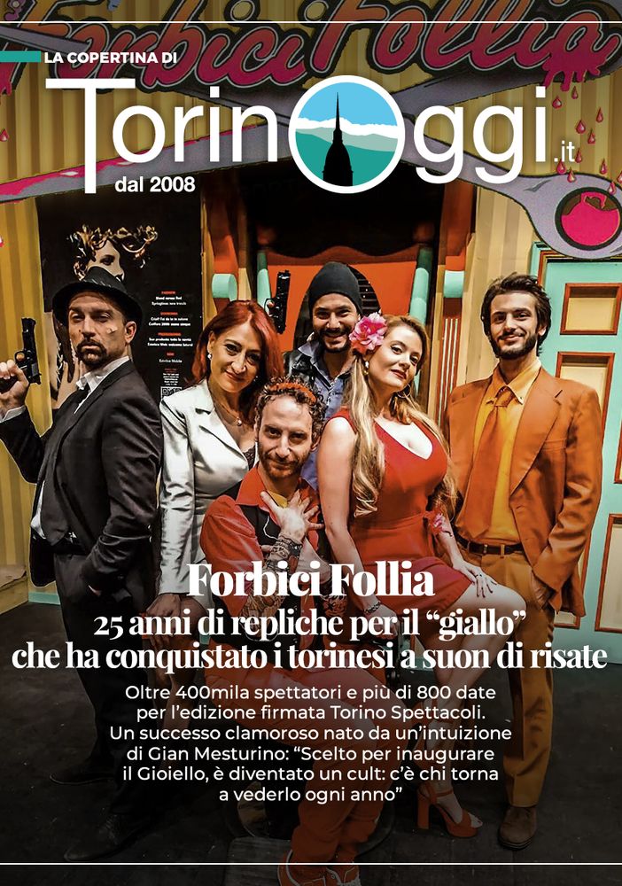 Forbici Follia: 25 anni di repliche per il &quot;giallo&quot; che ha conquistato i torinesi a suon di risate