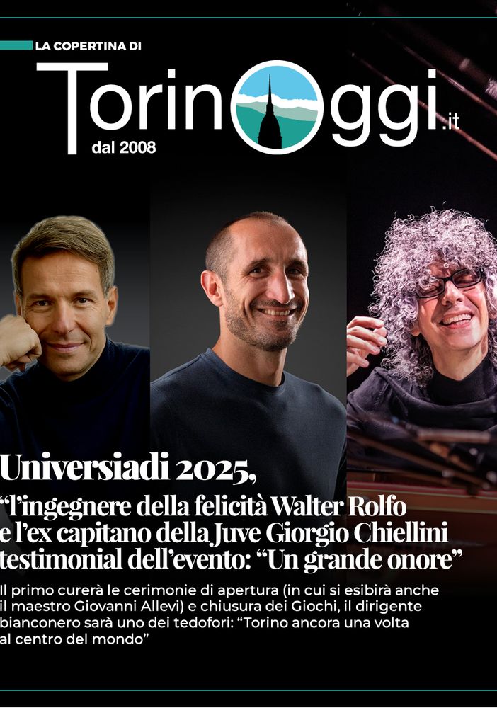 Universiadi 2025, Walter Rolfo e Giorgio Chiellini testimonial dell'evento
